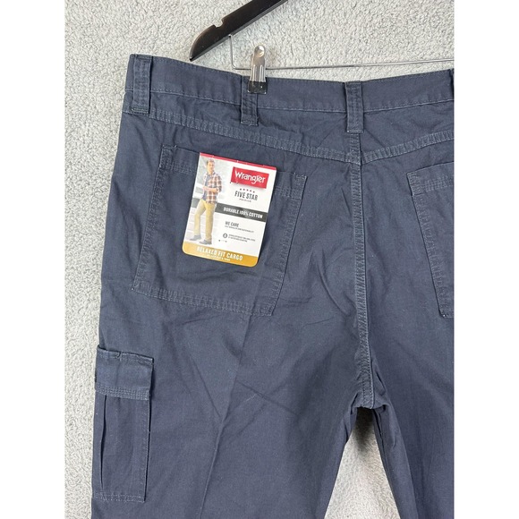 Wrangler Cargo Pants Men 42x30 Relaxed Fit Five Star Premium Tactical Hiking New